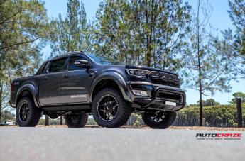FORD RANGER GD07 MATTE BLACK MILLED
